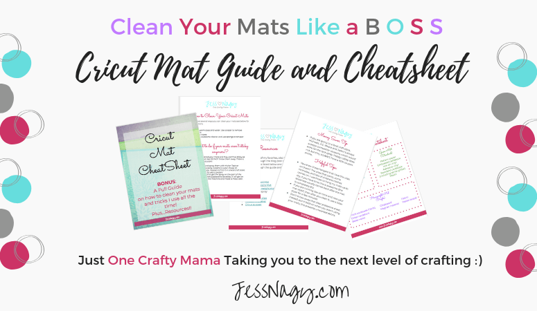 Cricut Mat: Which Should You Use? How to Clean Cricut Mats? Free Cheatsheet!