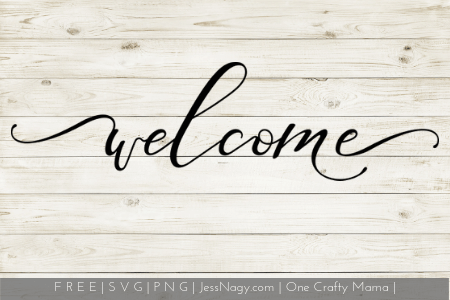 Welcome-Free SVG 